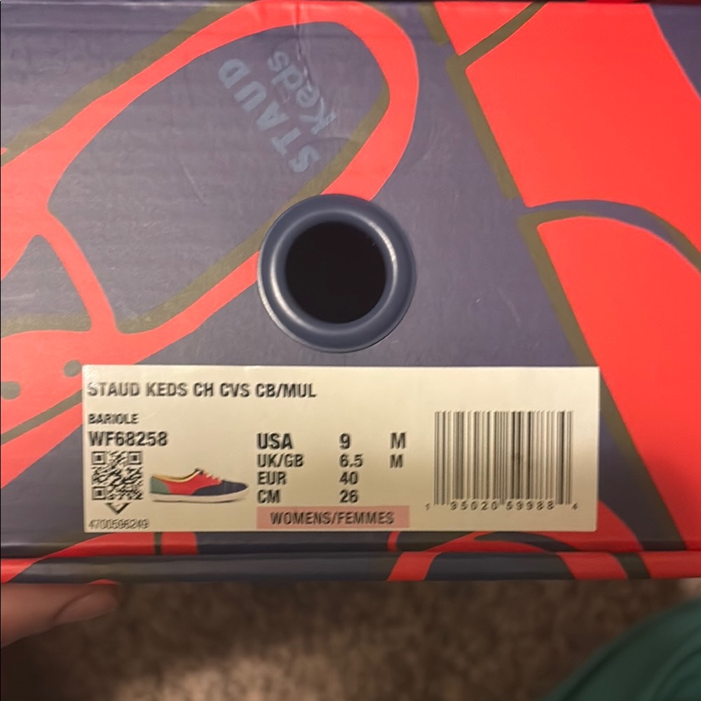 STAUD Women's Sneakers - Red and Blue